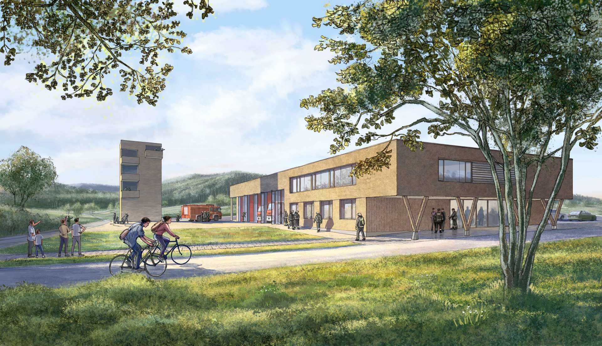 Wettbewerb Neubau Feuerwehr Sexau