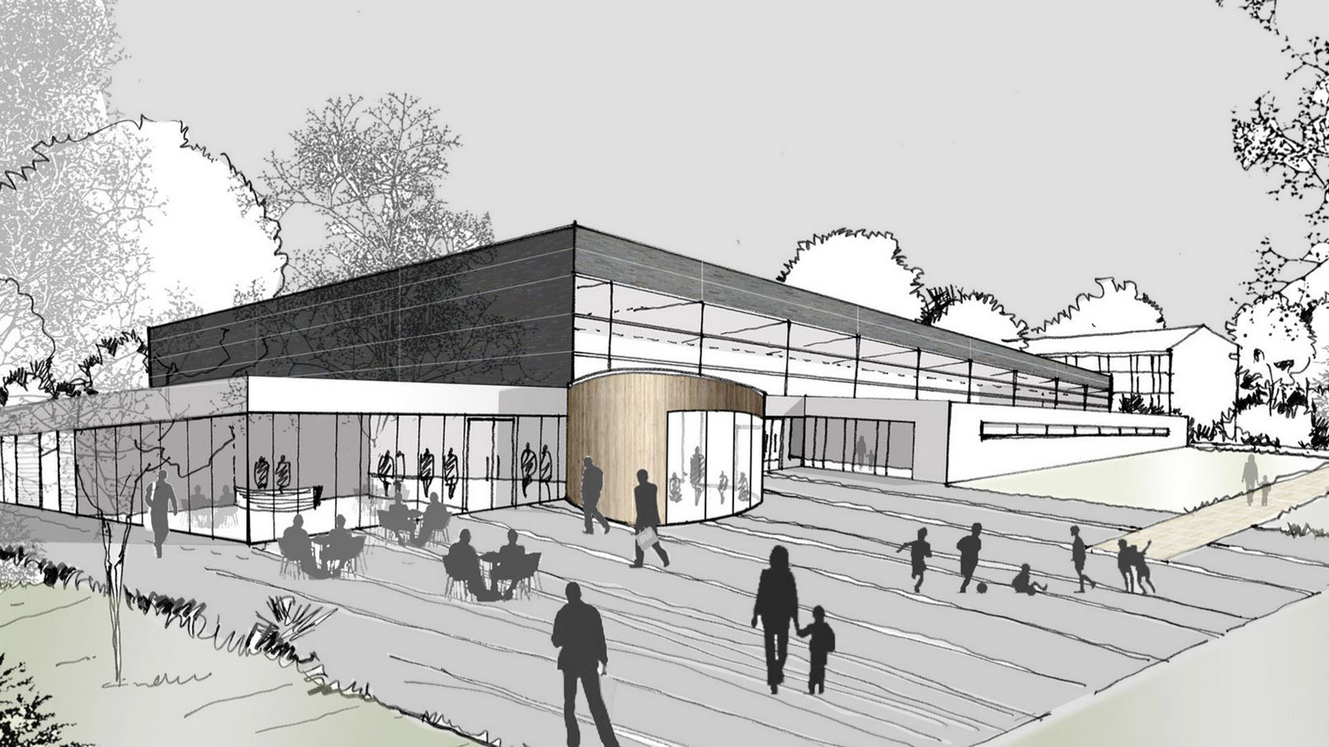 Umbau und Erweiterung einer 3-fach Turnhalle in Büchenbach